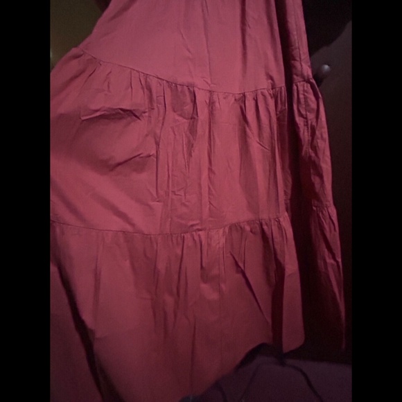 L*Space Bahia Open Back Peasant Maxi Dress Brick Red Size S - NWT - Picture 9 of 16